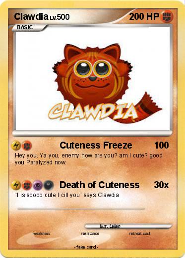 Pokemon Clawdia Pokemon Clawdia
