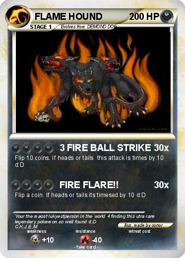 Pokemon FLAME HOUND