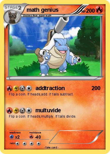 Pokemon math genius