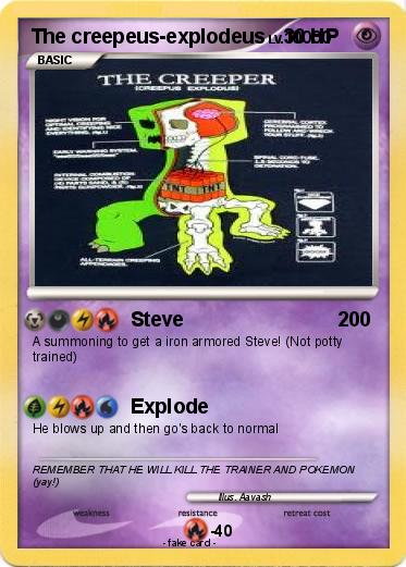 Pokemon The creepeus-explodeus