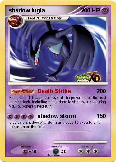 Pokemon shadow lugia