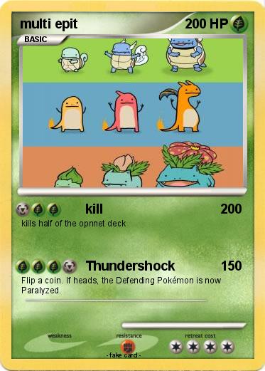 Pokemon multi epit