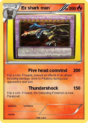 Pokemon Ex shark man