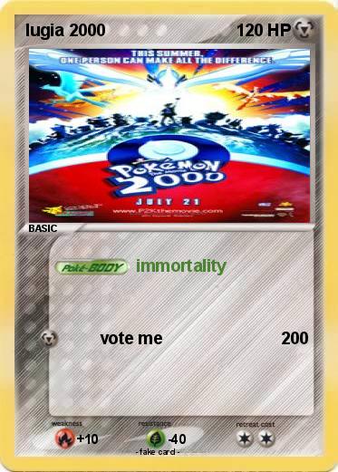 Pokemon lugia 2000