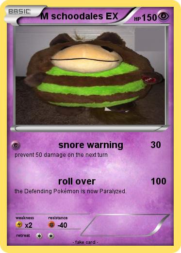 Pokemon M schoodales EX