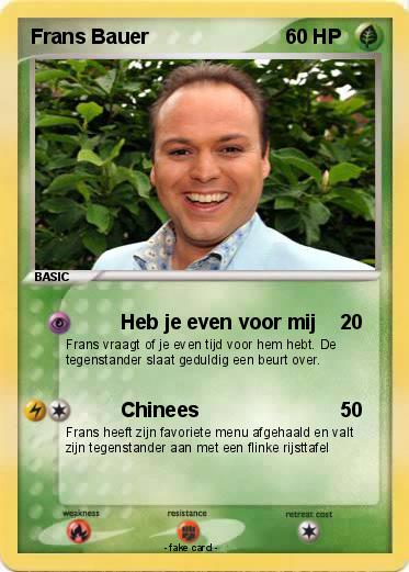 Pokemon Frans Bauer