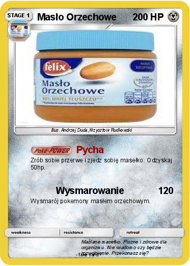 Pokemon Masło Orzechowe
