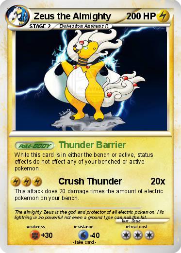 Pokemon Zeus the Almighty