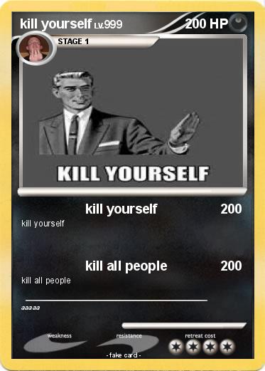 Pokemon kill yourself