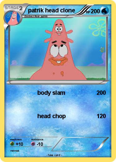 Pokemon patrik head clone
