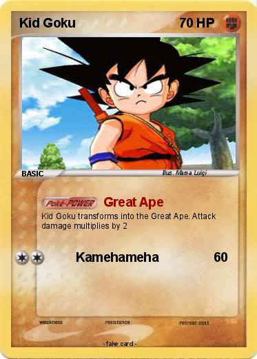 Pokemon Kid Goku