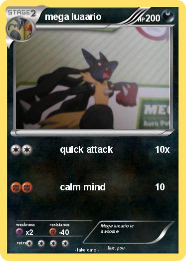 Pokemon mega luaario