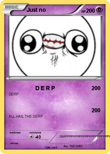 Pokemon Just no