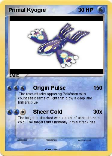 Pokemon Primal Kyogre