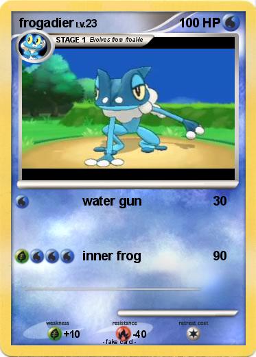 Pokemon frogadier