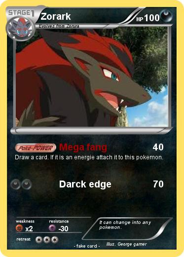 Pokemon Zorark