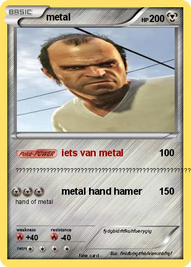 Pokemon metal