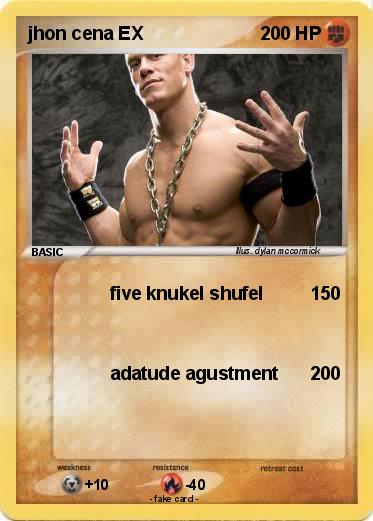 Pokemon jhon cena EX