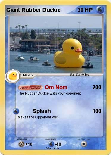 Pokemon Giant Rubber Duckie