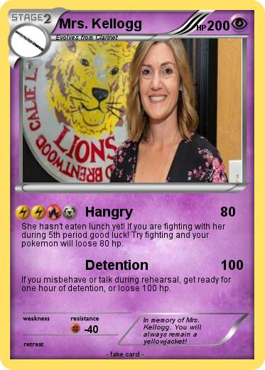 Pokemon Mrs. Kellogg