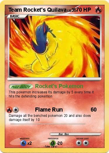Pokemon Team Rocket's Quilava
