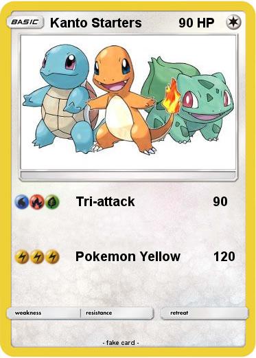 Pokemon Kanto Starters