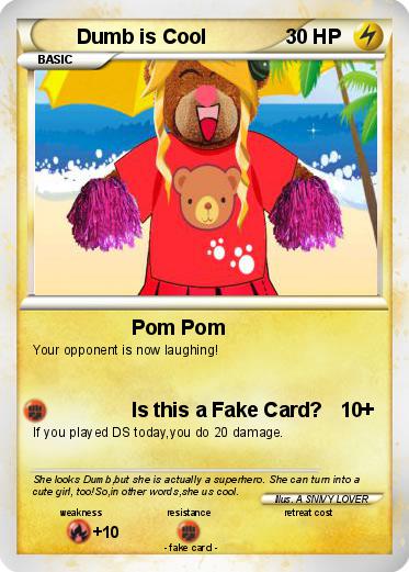 Pokemon Dumb is Cool