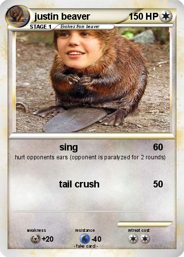Pokemon justin beaver