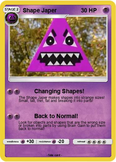 Pokemon Shape Japer