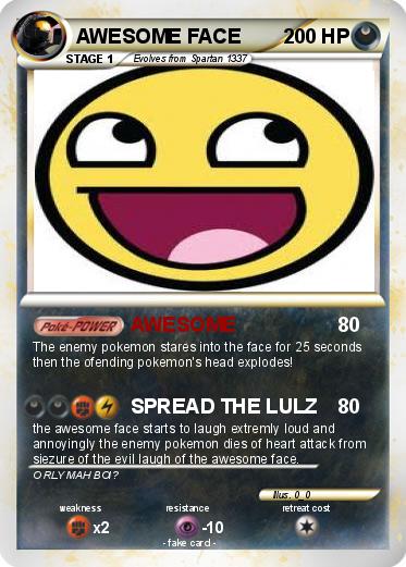 Pokemon AWESOME FACE