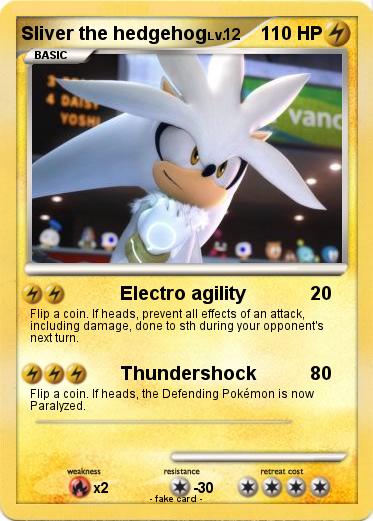 Pokemon Sliver the hedgehog