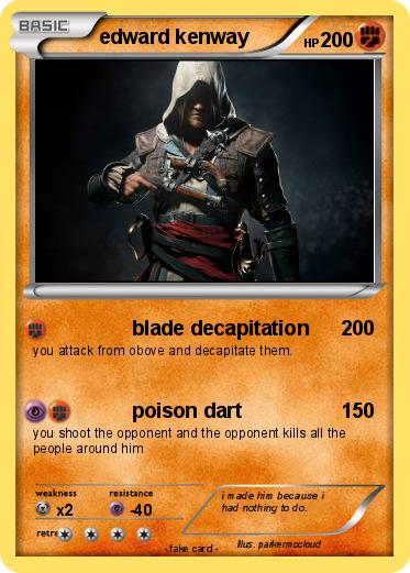 Pokemon edward kenway