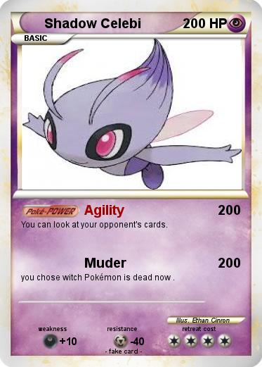 Pokemon Shadow Celebi