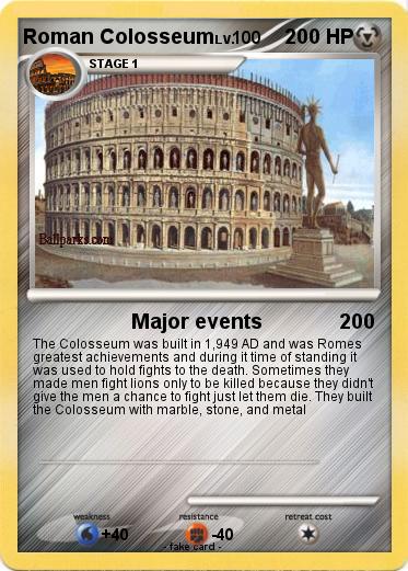 Pokemon Roman Colosseum