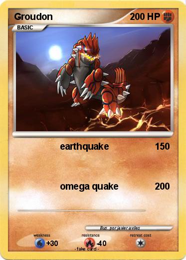 Pokemon Groudon