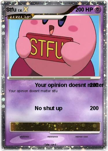 Pokemon Stfu
