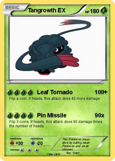 Pokemon Tangrowth EX