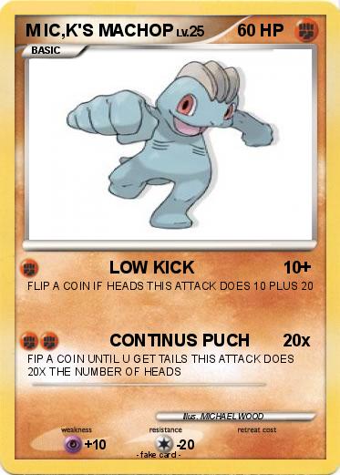 Pokemon M IC,K'S MACHOP