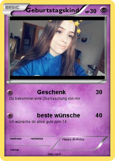 Pokemon Geburtstagskind