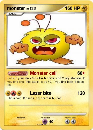 Pokemon monster