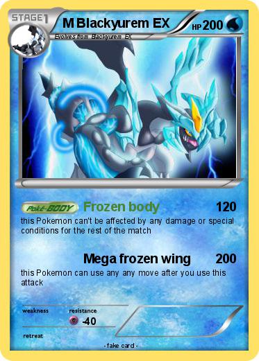 Pokemon M Blackyurem EX