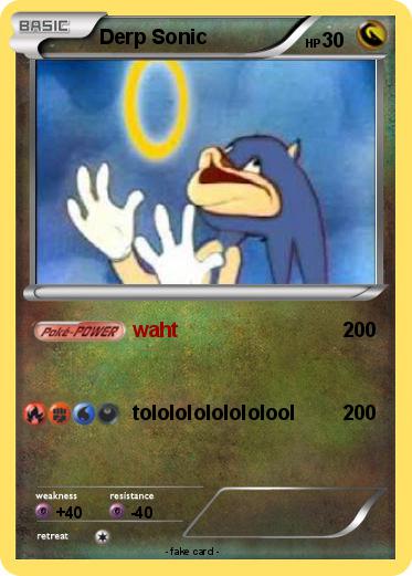 Pokemon Derp Sonic