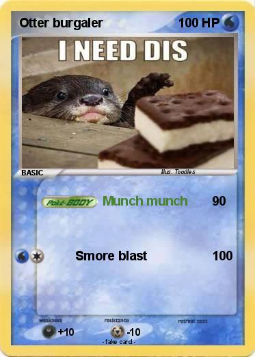 Pokemon Otter burgaler