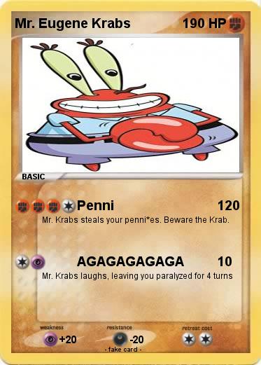 Pokemon Mr. Eugene Krabs
