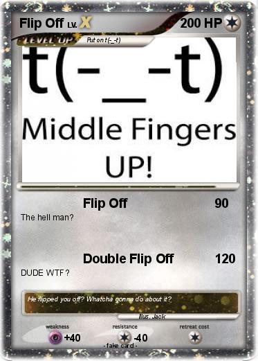 Pokemon Flip Off