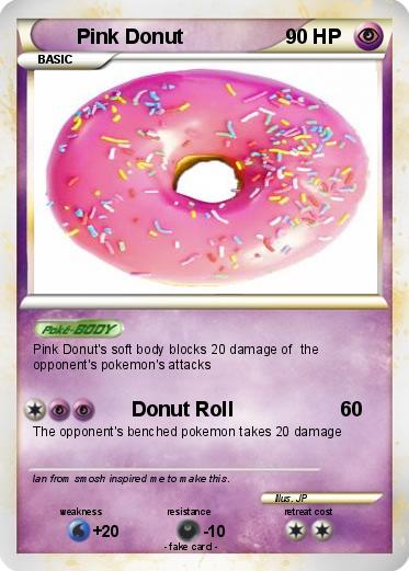 Pokemon Pink Donut