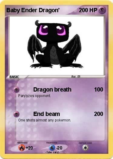 Pokemon Baby Ender Dragon'