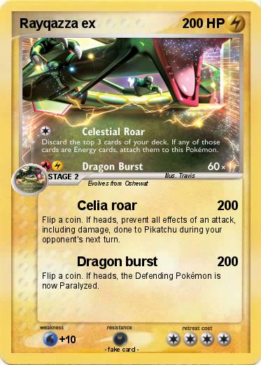 Pokemon Rayqazza ex