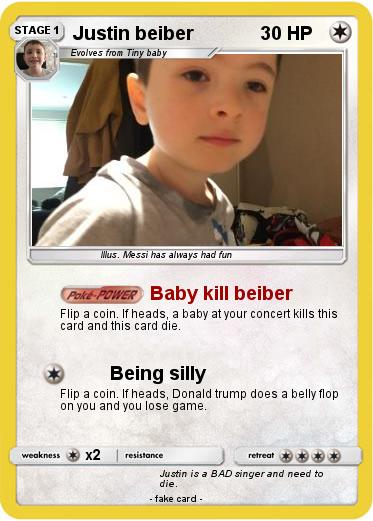 Pokemon Justin beiber