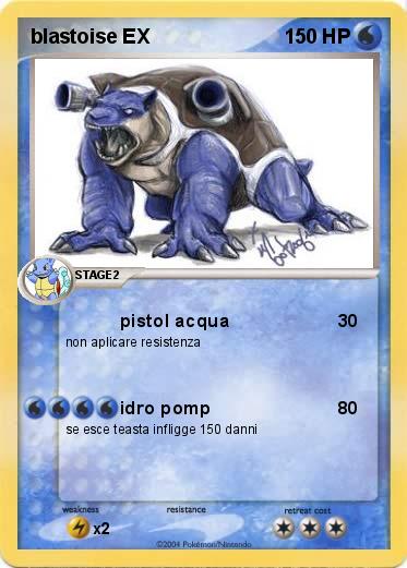 Pokemon blastoise EX